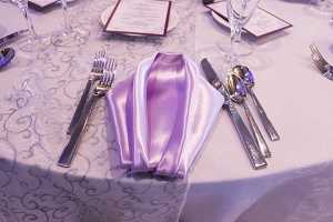 Satin Holidays Event Napkins Rent in Chicago 